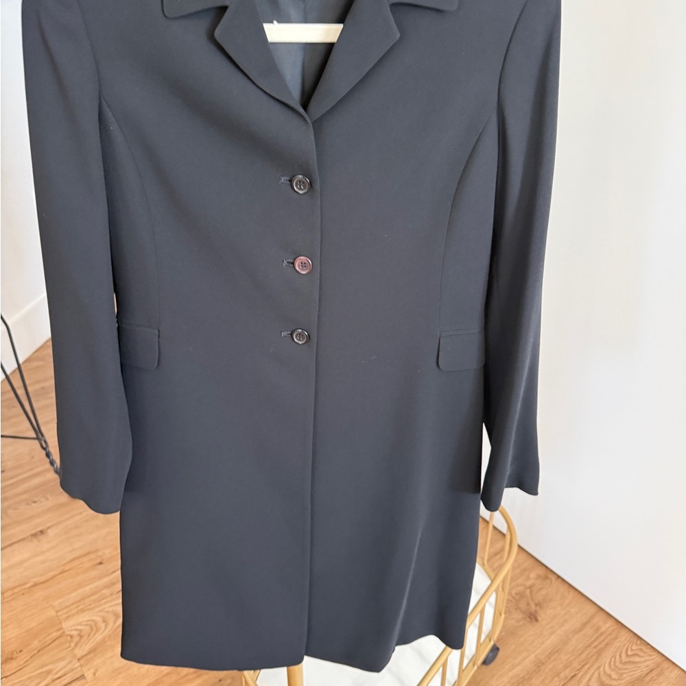 Tahari Beautiful, Classic Black Mid Length Blazer
